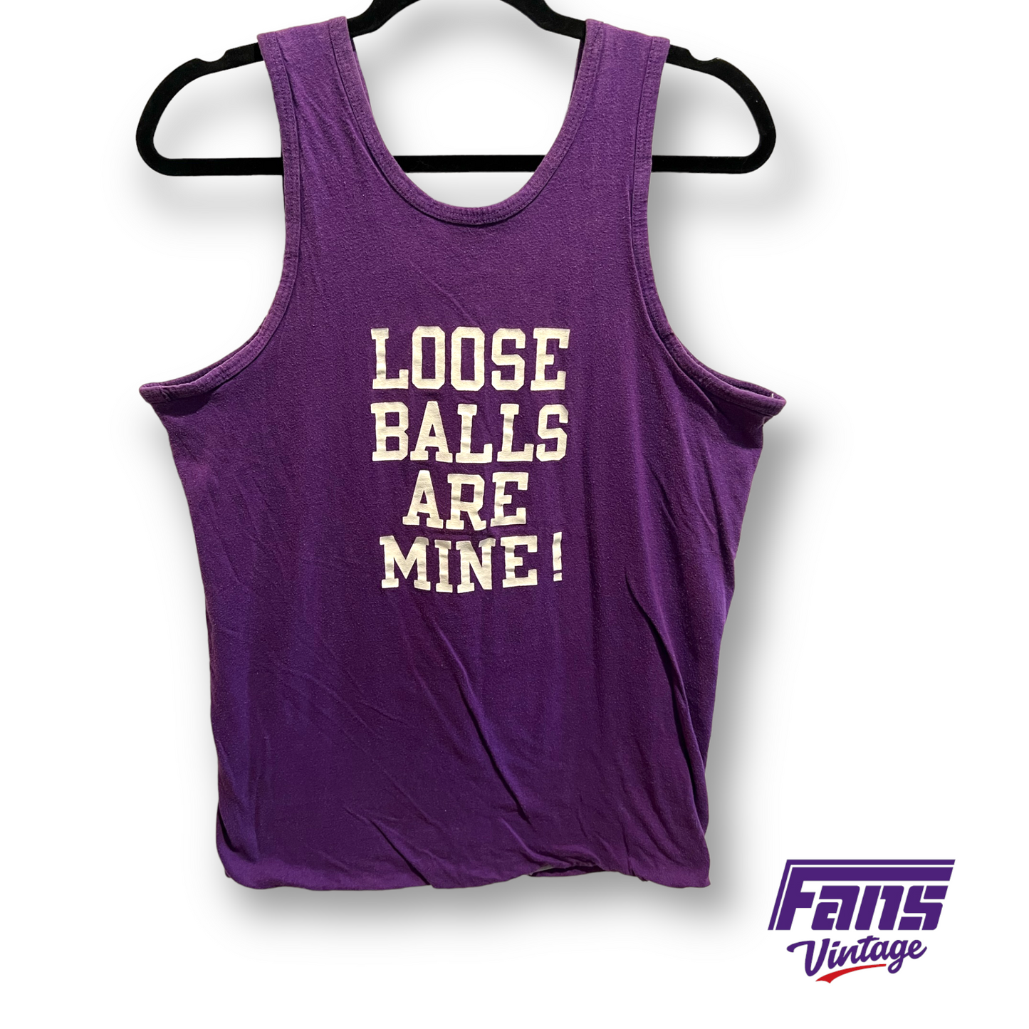 1970s Vintage TCU Basketball Jersey - Double Sided with Funny Slogan