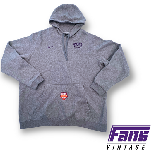 Epic! Player Worn Cheez It Bowl Nike TCU Football Hoodie!