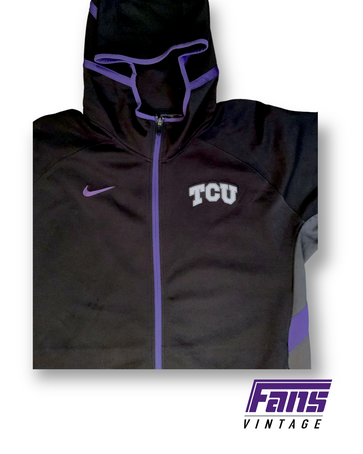 Insane! NEW Player-Issued TCU Basketball Premium Nike Jacket with awesome details!