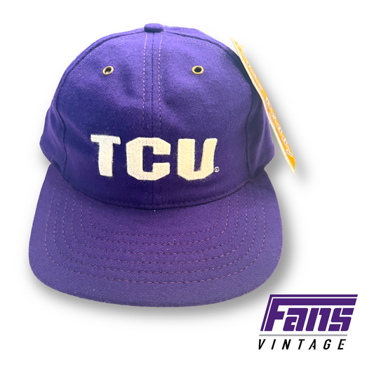 New with Tags! Throwback/Vintage Style Crushable & Packable Wool TCU strapback hat