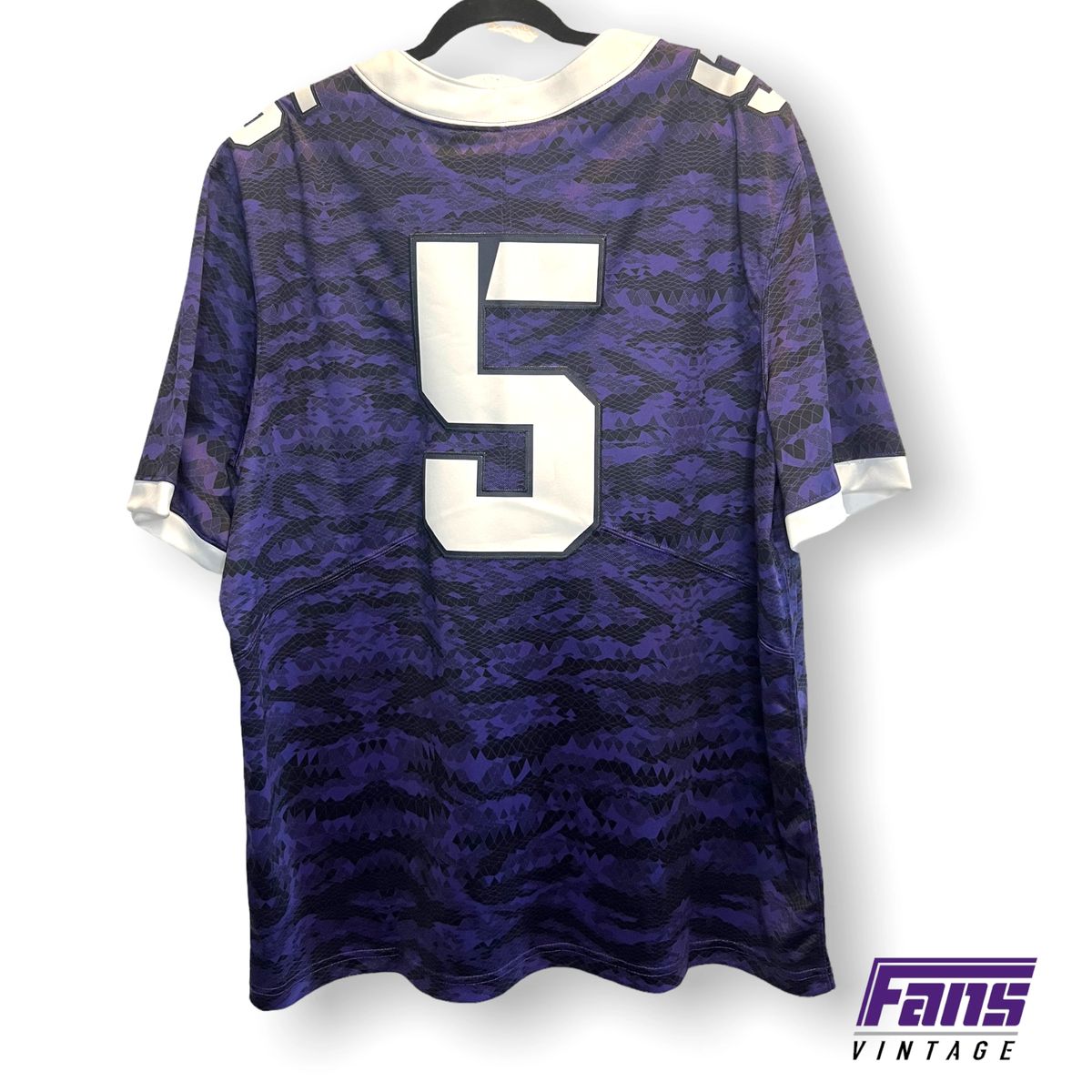 "Legends" Edition TCU Football Purple Frogskin Camo LaDainian Tomlinson jersey