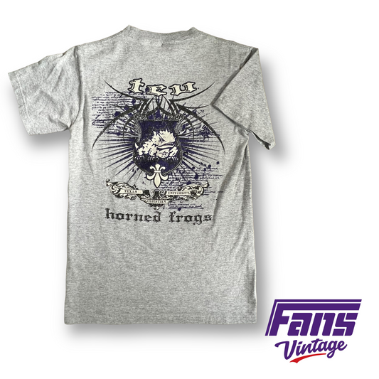 SICK Y2K Vintage TCU Tee - Crazy Old English Lettering & Lowrider Style Graphics