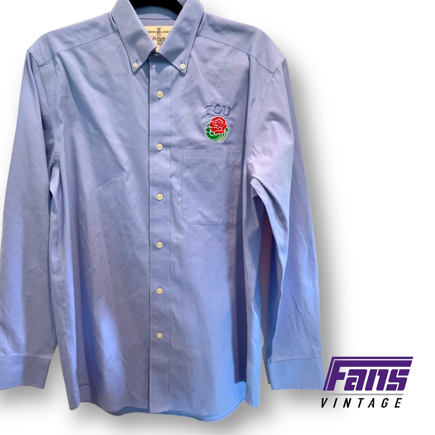 Epic! TCU Rose Bowl Custom Oxford Button Up Shirt - New!