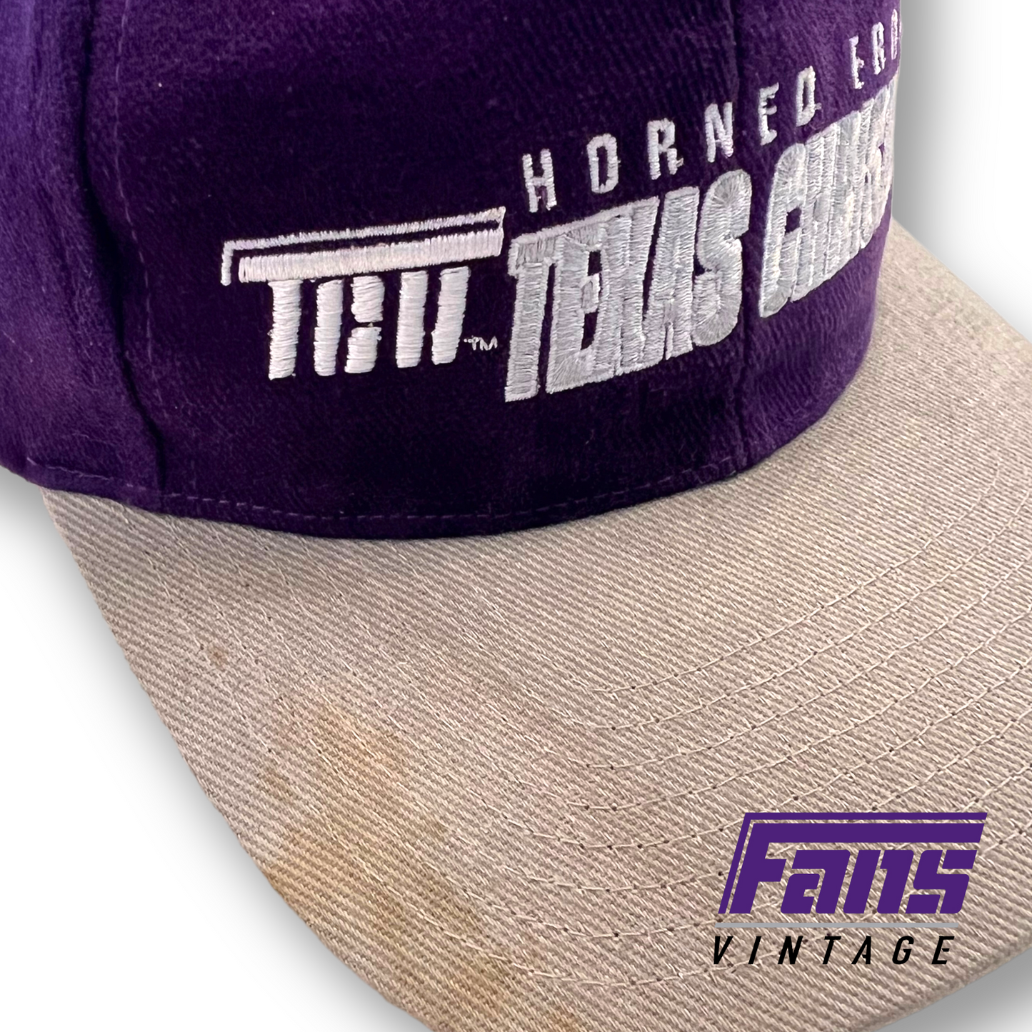 Vintage 90s TCU Flying T Hat - New with Tags - See condition!