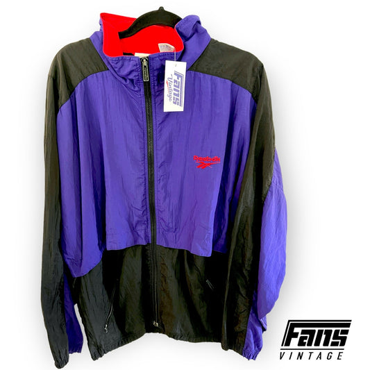 Rad! 90s Vintage Reebok Windbreaker in "Spit Blood TCU" Colorway