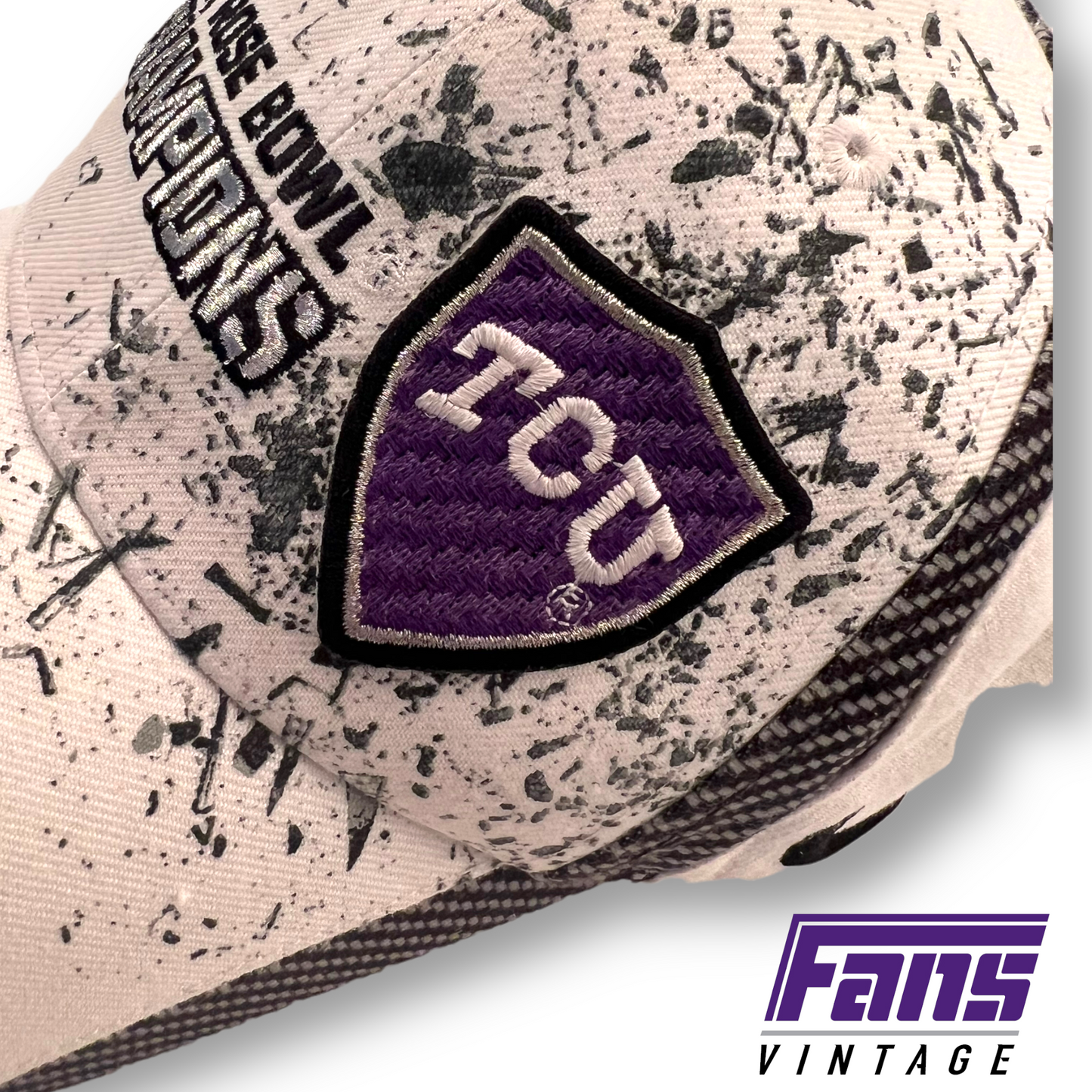 TCU Rose Bowl Champions Nike Locker Room Issue Hat