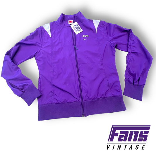 Y2K Vintage TCU Team Issued Full Zip Women's Jacket