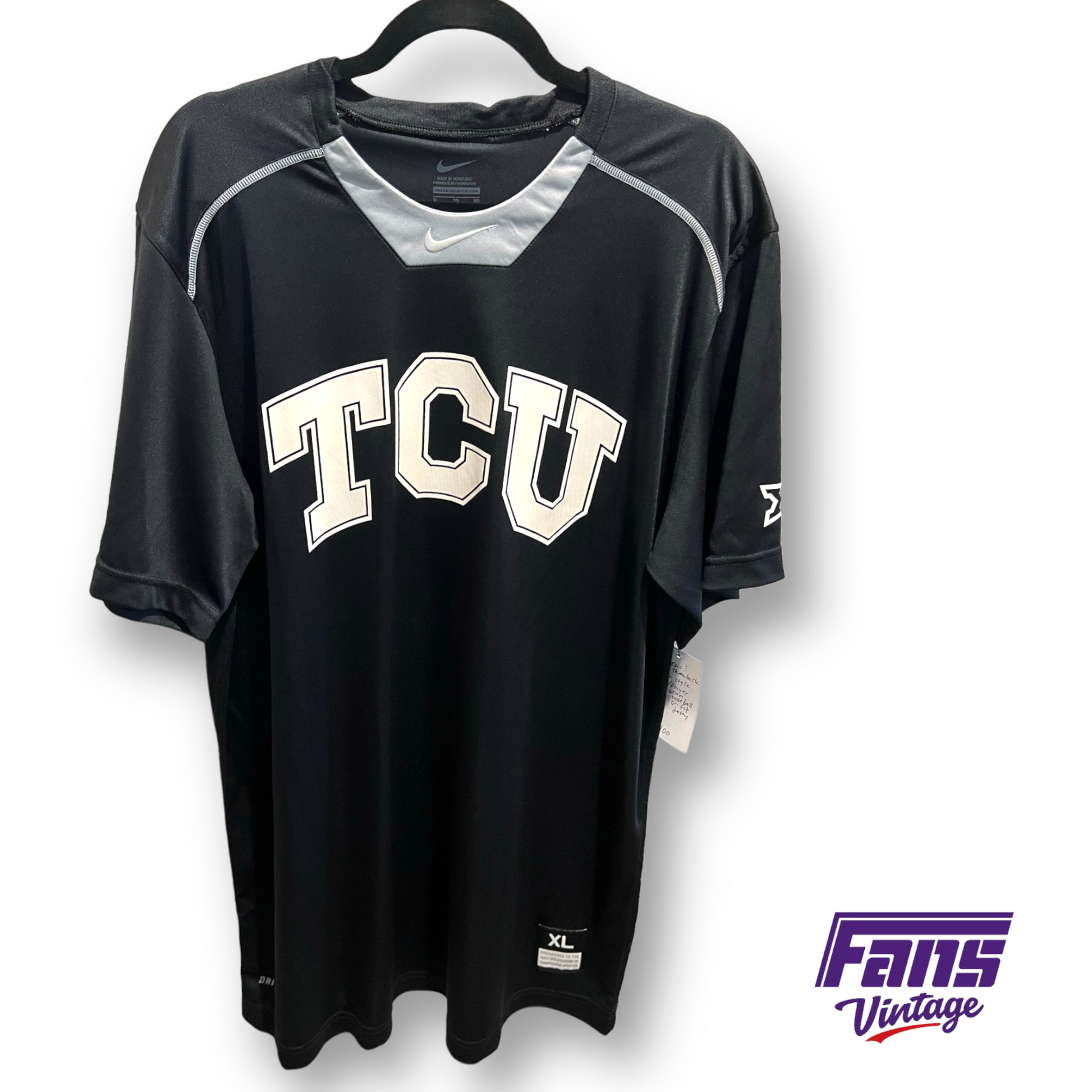 Authentic game worn TCU Baseball batting practice jersey – Fans Vintage