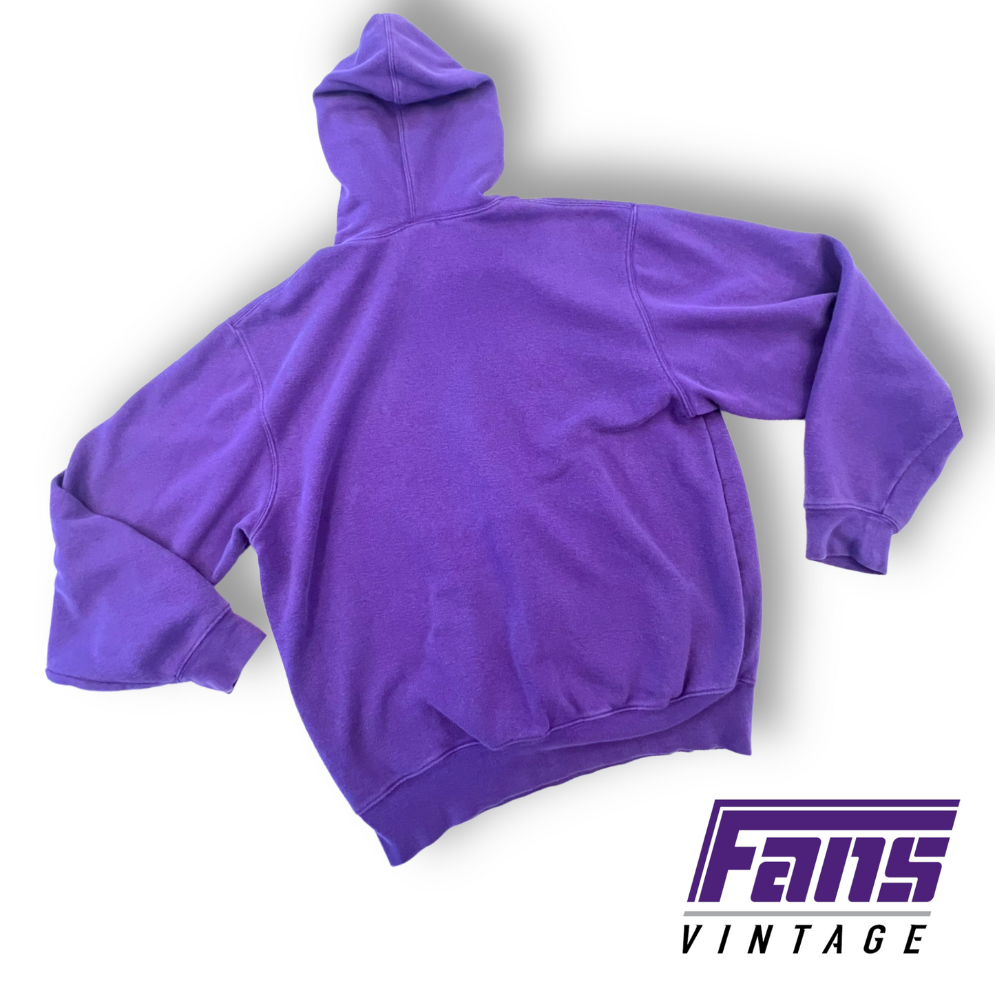 Vintage Nike TCU Team-Issued Satin Letters Center Swoosh Hoodie