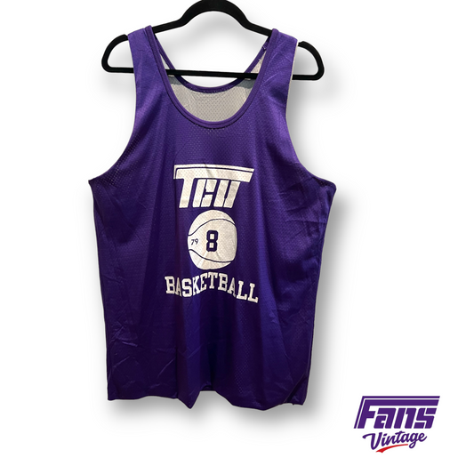 TCU Vintage 1979 Team Basketball Jersey with FLYING T Logo!