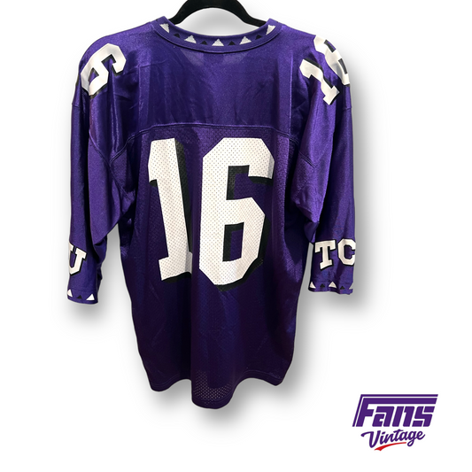 Vintage TCU Football Jersey - Nike 2000 #16