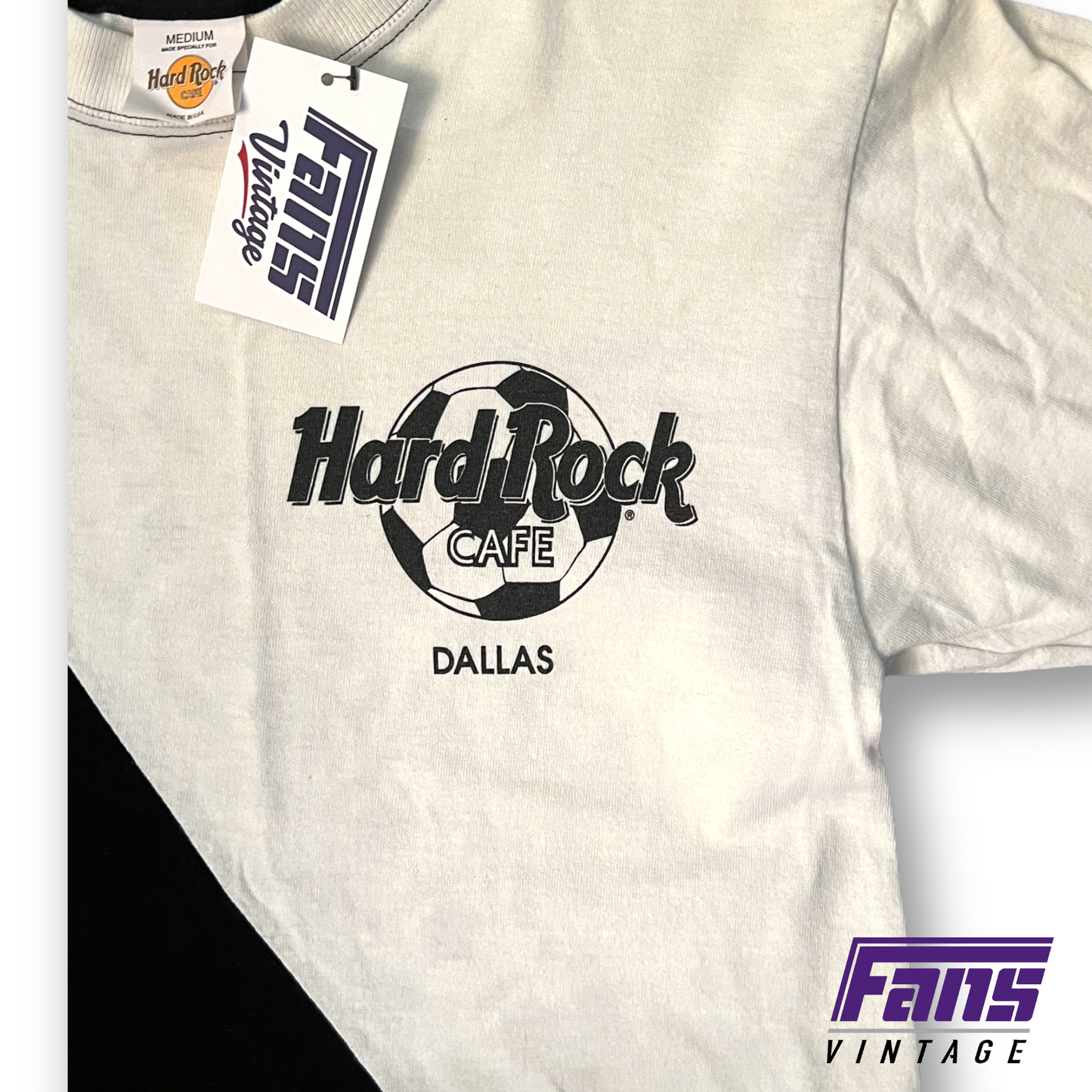 Vintage Hard Rock Cafe Dallas Special Edition USA World Cup 1994 Host City Tee