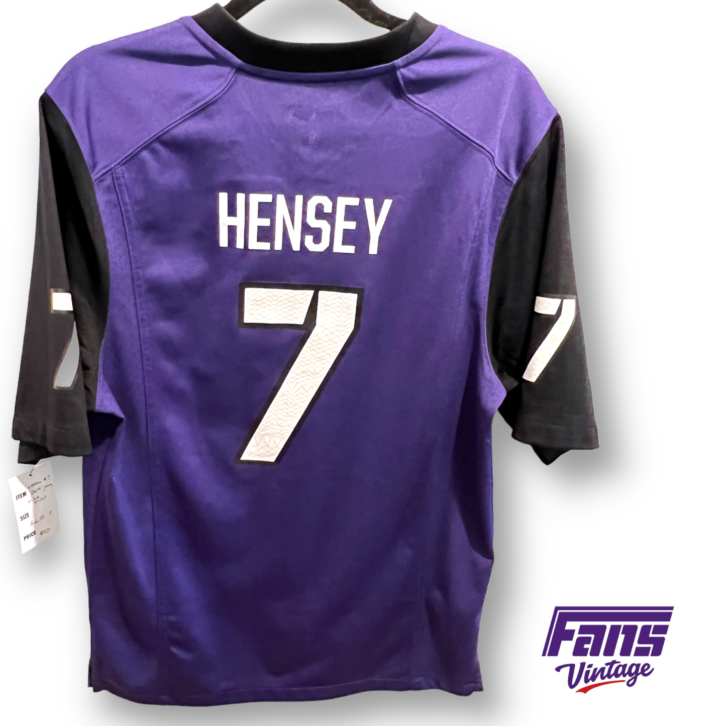 Unique 2014 Era Custom TCU Football Jersey with Frogskin Number 7