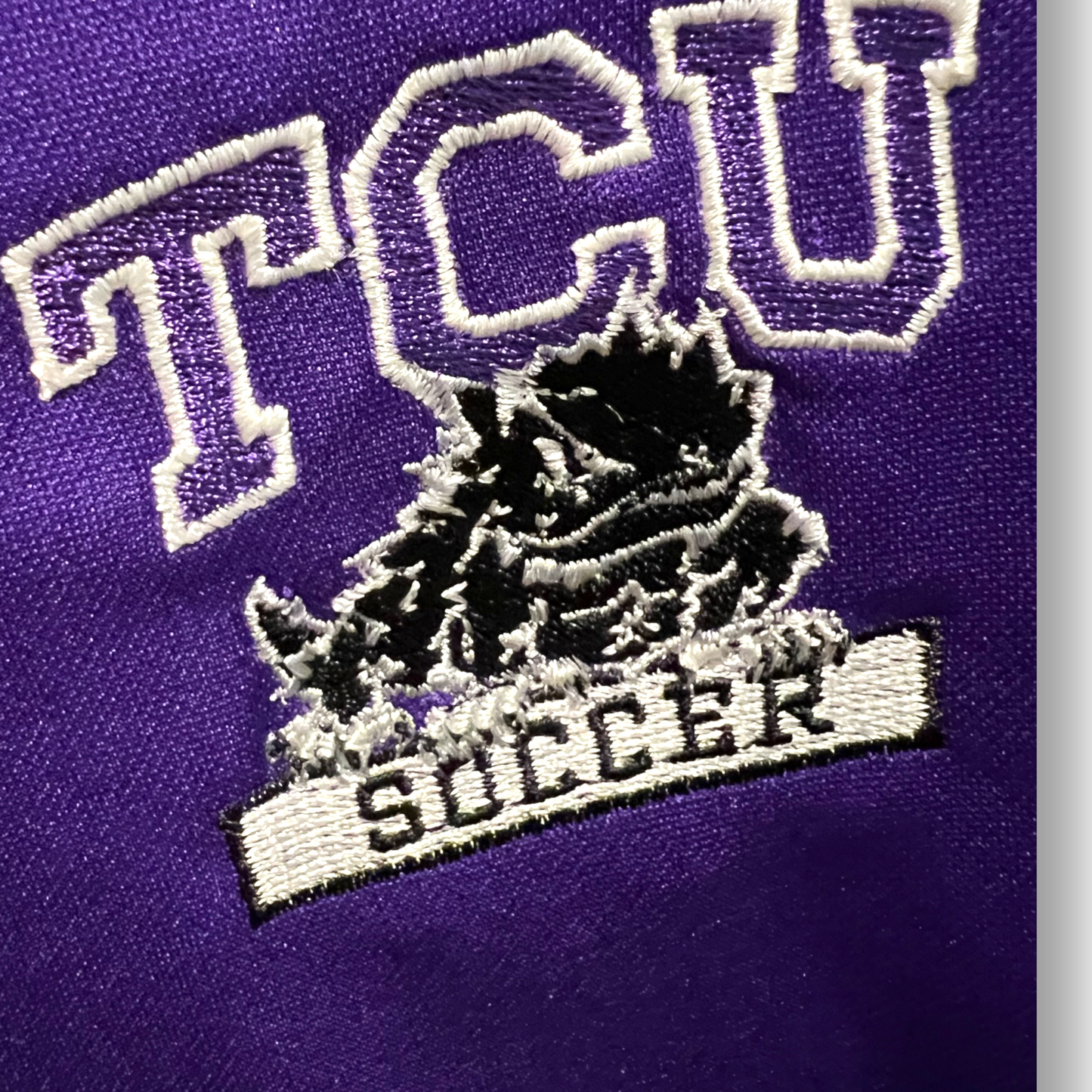 Game Worn! Vintage TCU Soccer Jersey