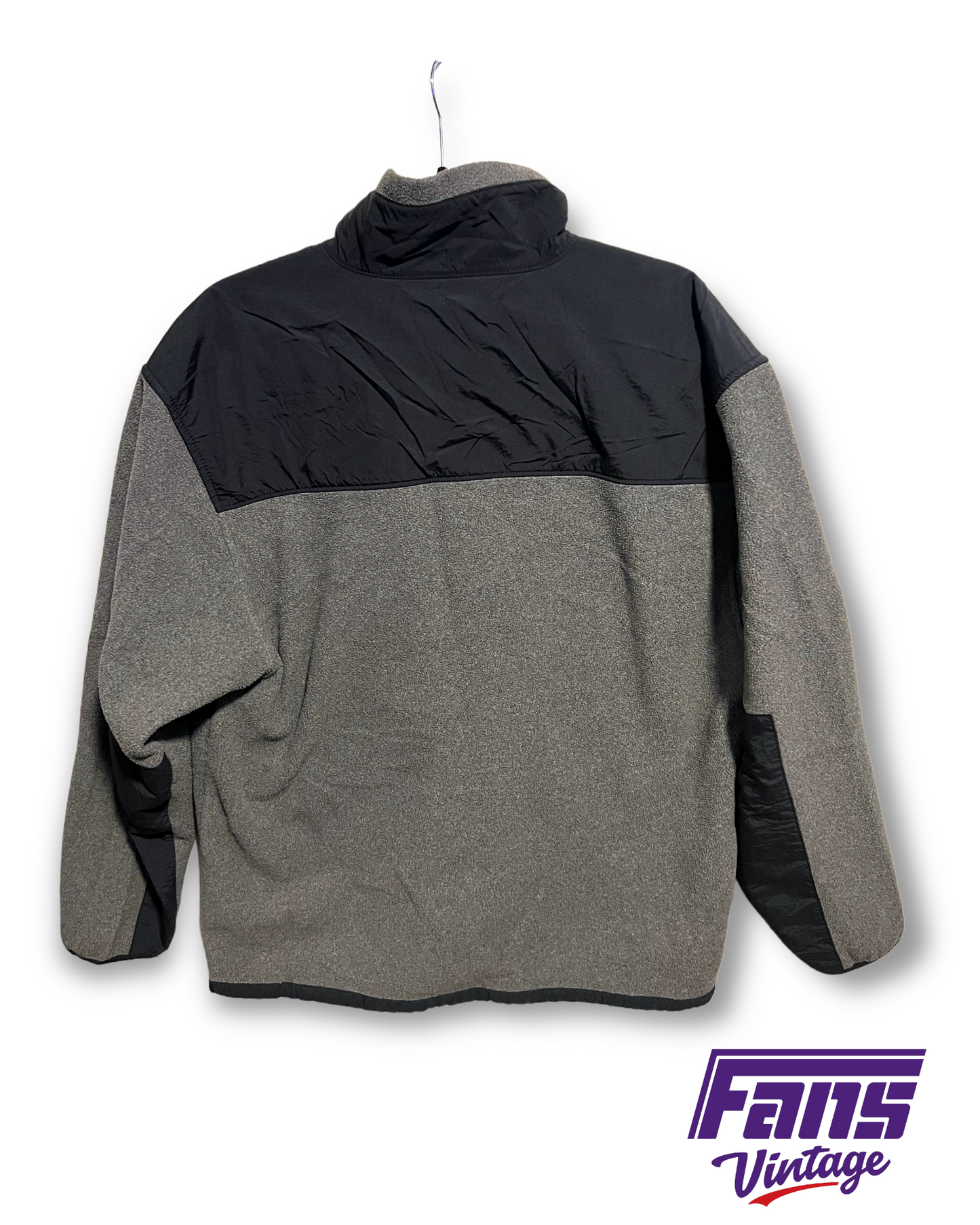 Vintage TCU Northface-Style Fleece Jacket