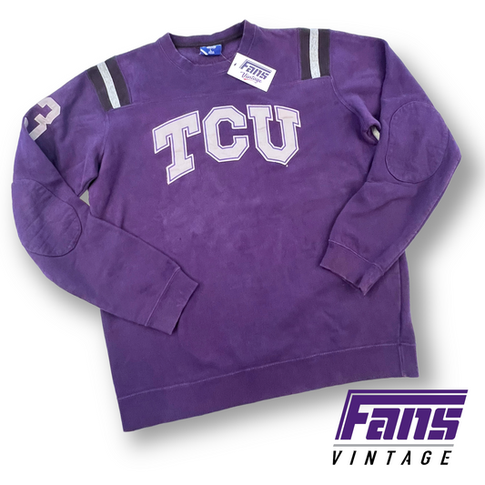 Champion Heritage Collection Vintage TCU Crewneck - Buttery soft and awesome details!