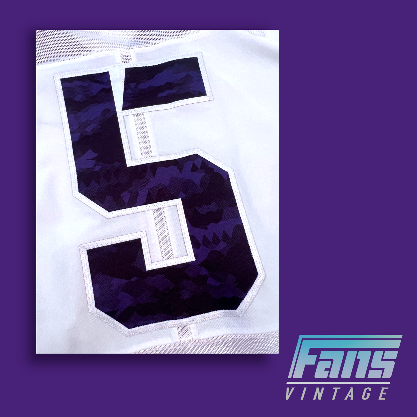 *GRAIL* 2016-17 TCU Football Retired #5 LT Football Jersey- Only used for hype videos!