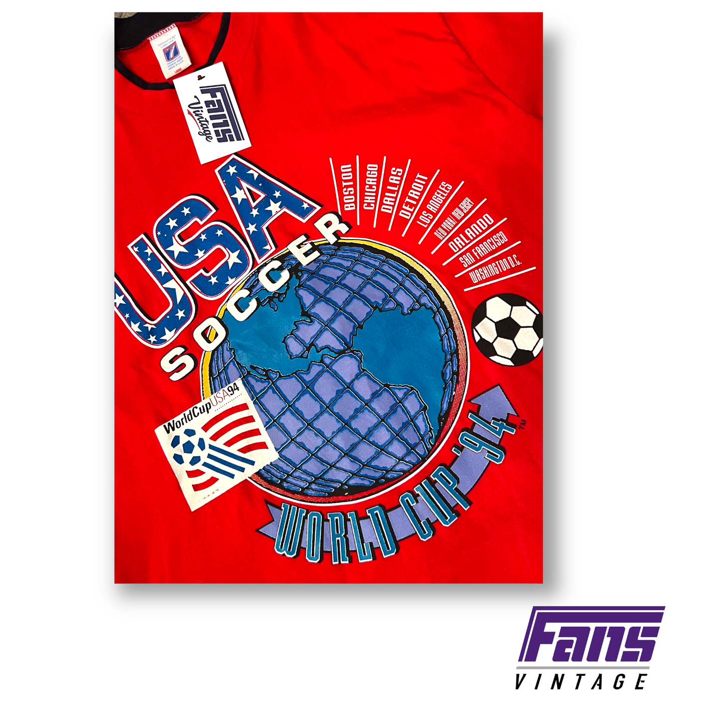 Vintage 1994 USA Soccer World Cup Tee