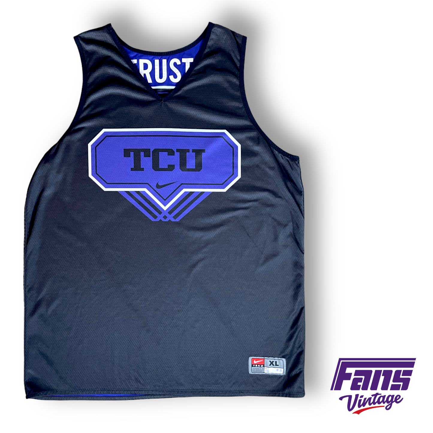 TCU Basketball Team Issue Reversible Jersey