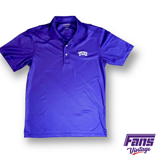 TCU premium team issued coach's polo