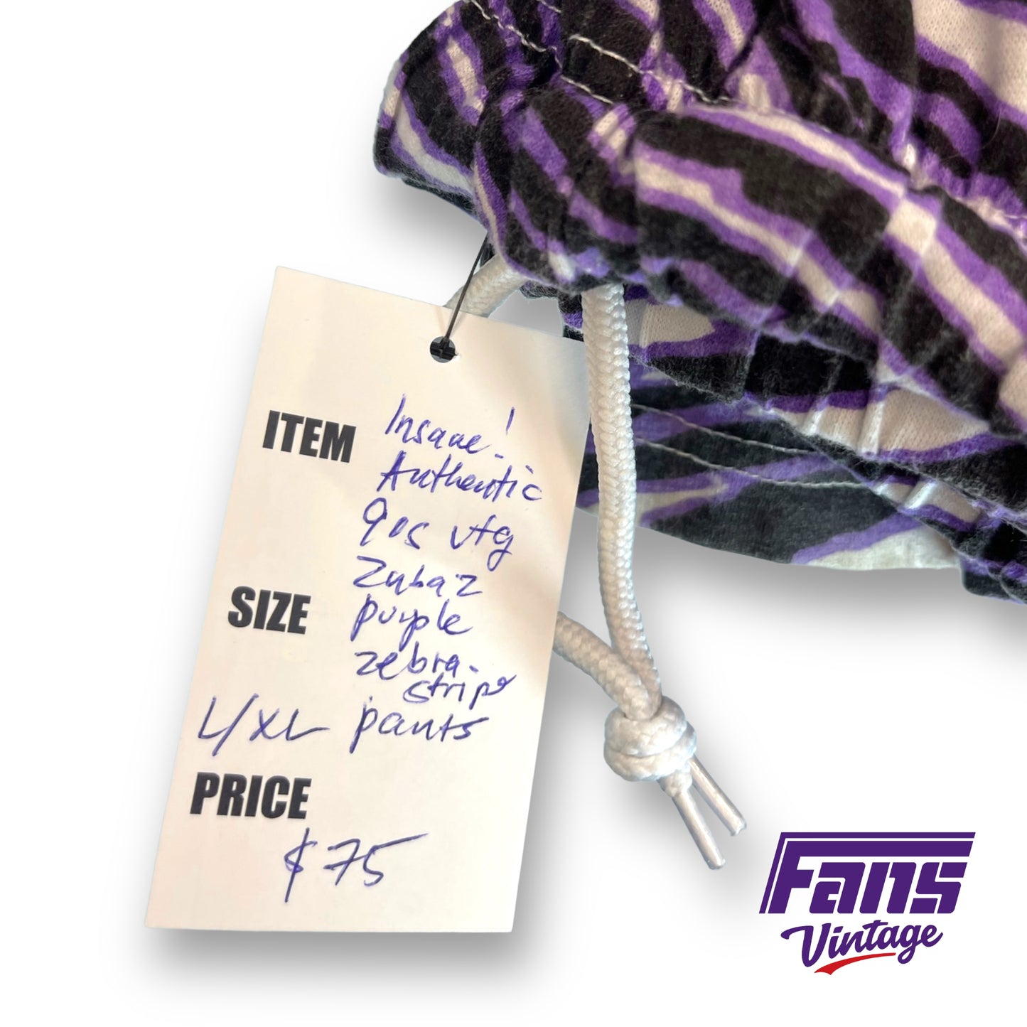 90s vintage TCU zubaz pants