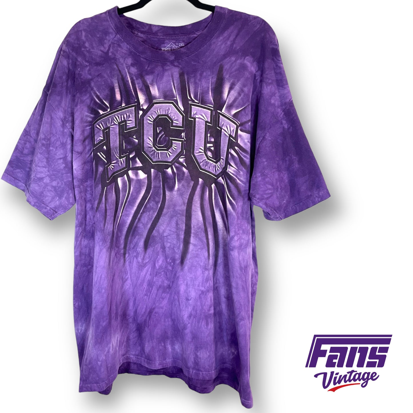 TCU tie dye throwback t-shirt