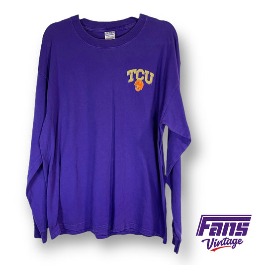 Y2K vintage TCU limited edition Sammy Baugh long sleeve t-shirt