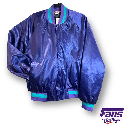 Gorgeous Purple & Teal Custom Bomber Jacket