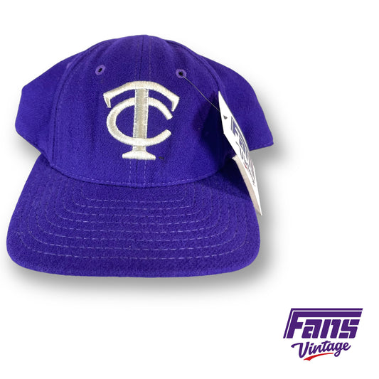 Y2K vintage TCU snapback hat - Rare TC throwback logo