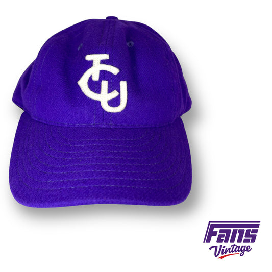 Vintage 1963 TCU throwback fitted hat