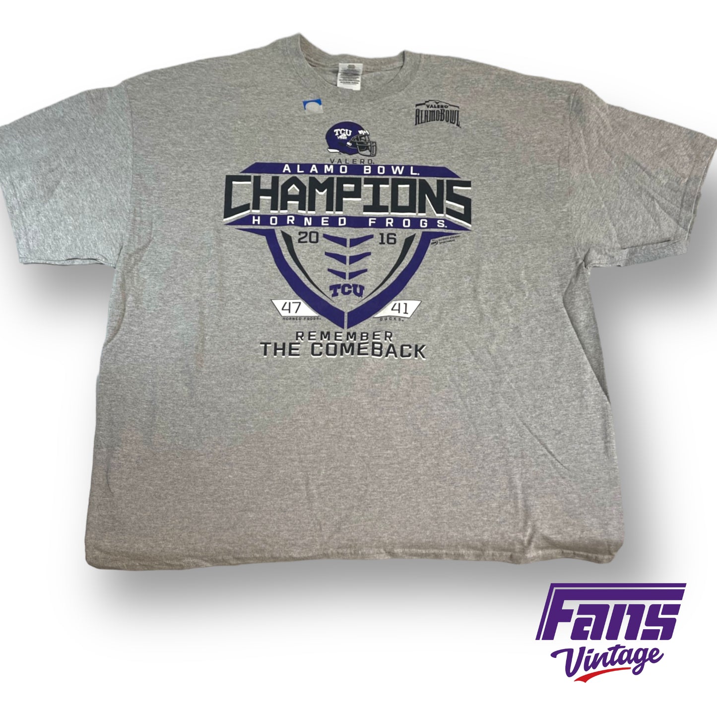 2015 TCU 'Remember the Comeback' Alamo Bowl Champions t-shirt