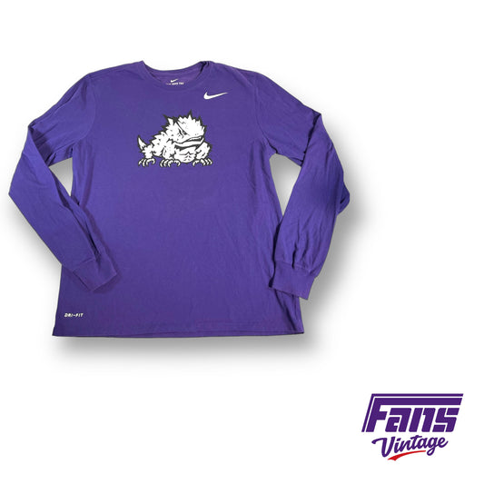 Nike TCU long sleeve t-shirt - Big 'Horned Frog' logo