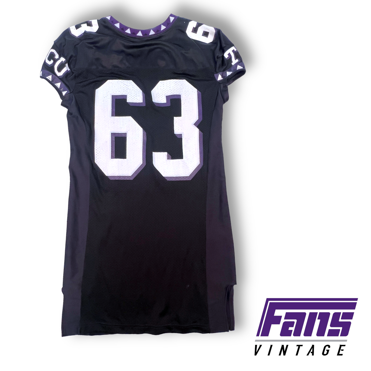 2000s era TCU game worn football jersey