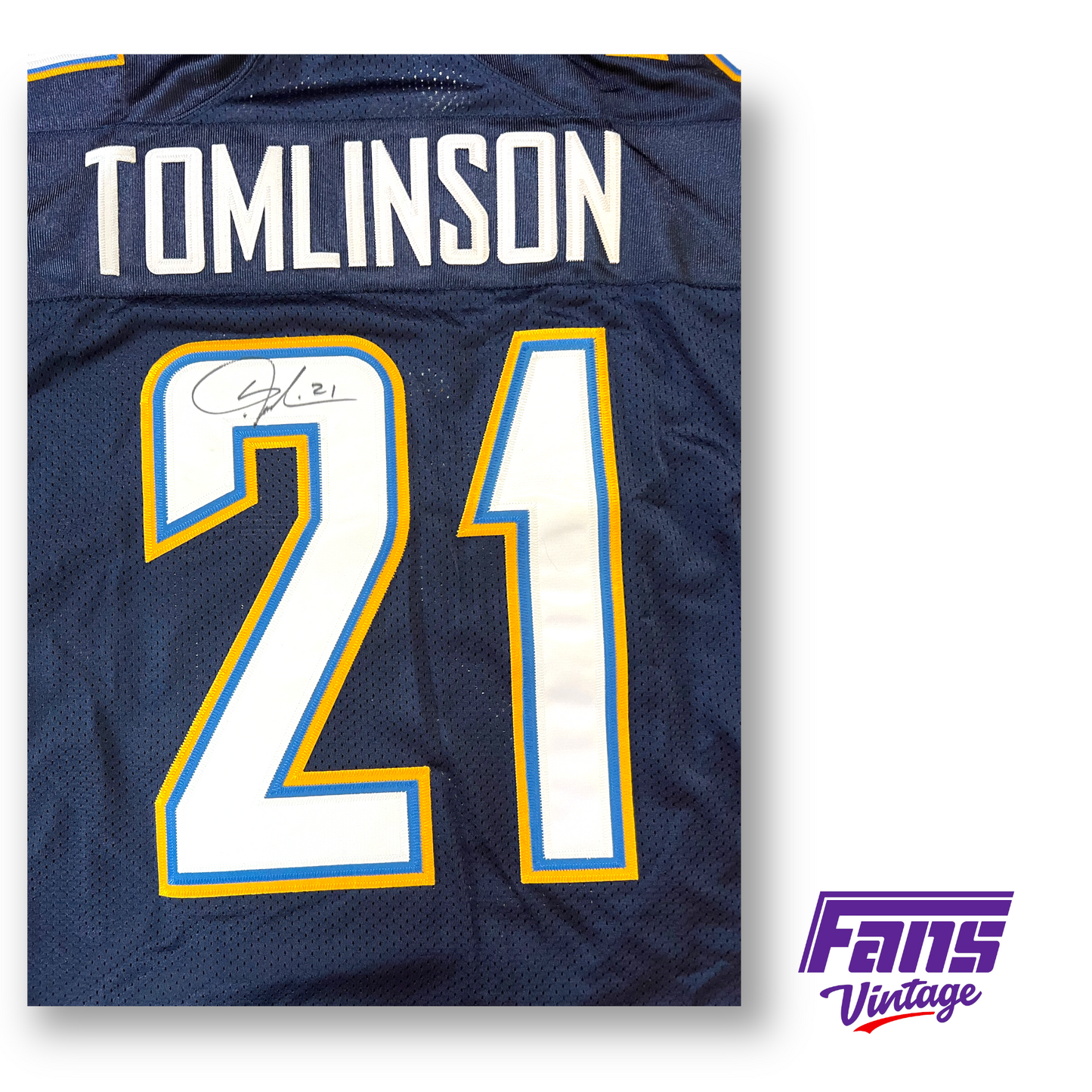 LaDainian Tomlinson autographed Chargers jersey - Rare