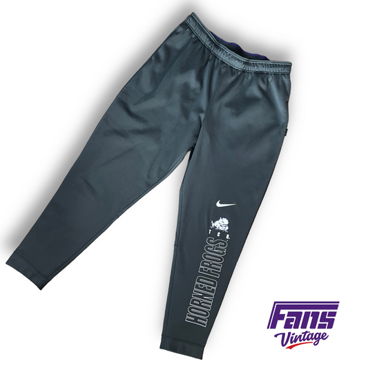 Nike TCU Basketball team issued fleeced-lined sweatpants - Cozy