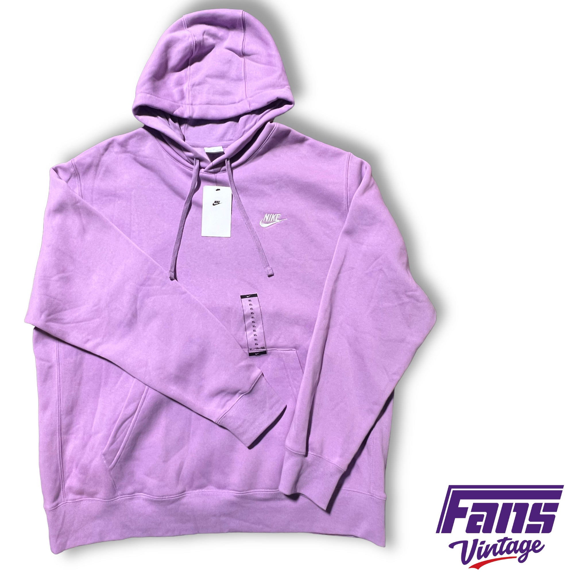 RARE Custom TCU Basketball Team Issue Lavender Nike Hoodie Fans