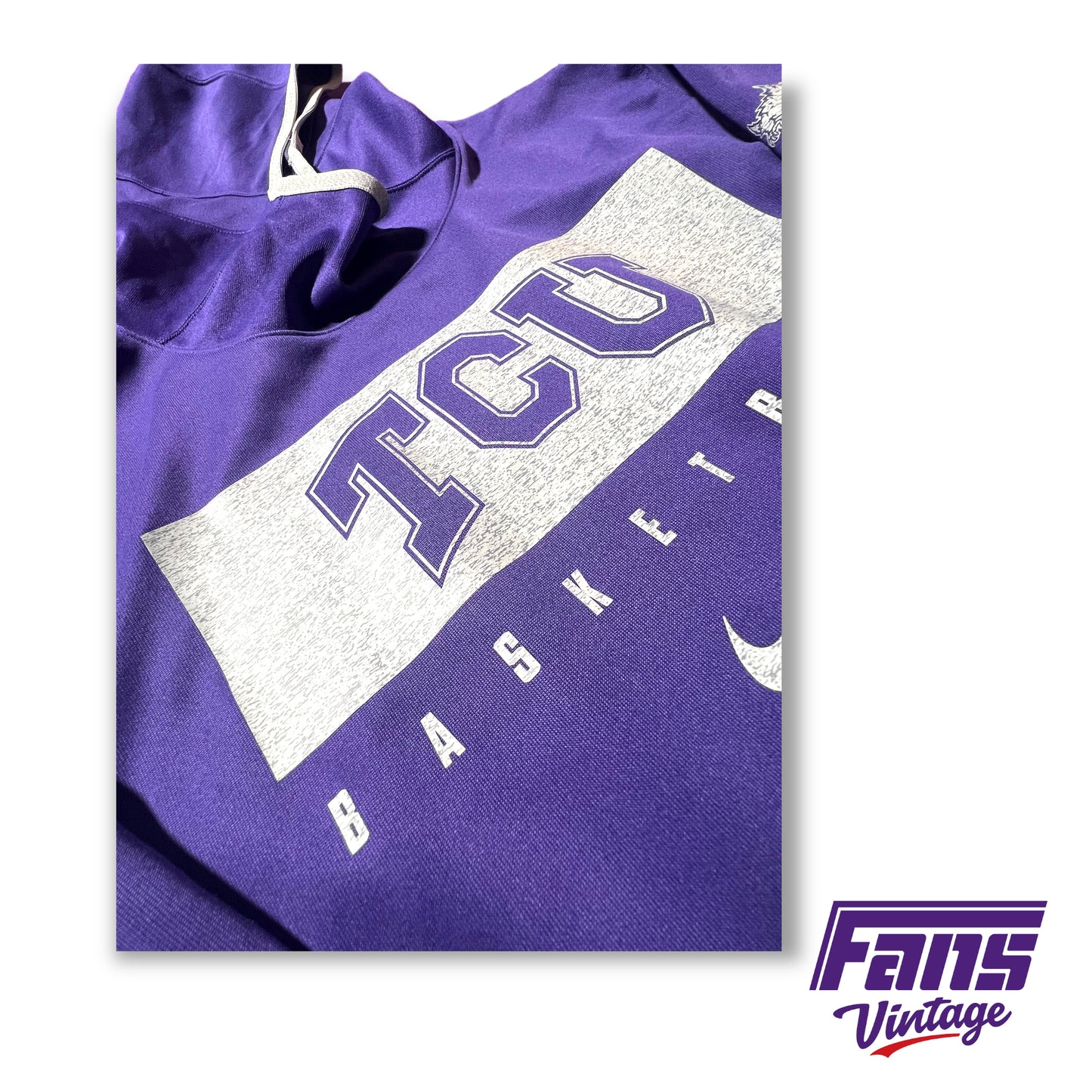 TCU Basketball Team Issue Nike Hoodie