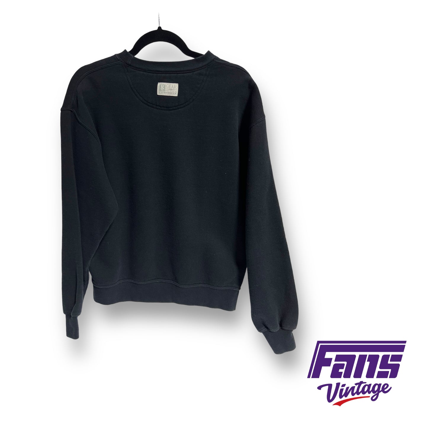 Vintage TCU Crewneck - Y2K with Black/Baby Blue Colorway!