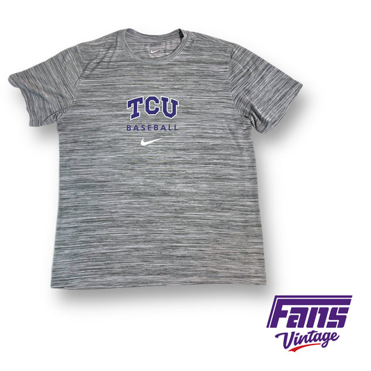 Nike TCU Baseball team issued dri fit t-shirt