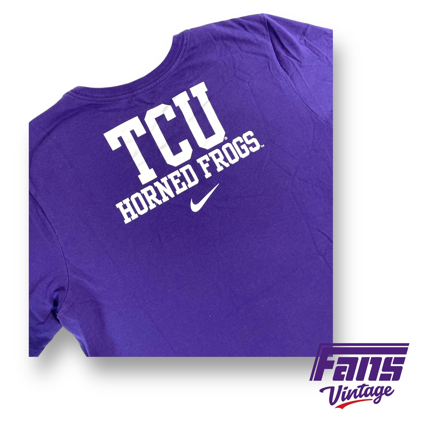 Nike TCU Horned Frogs double sided dri-fit tee