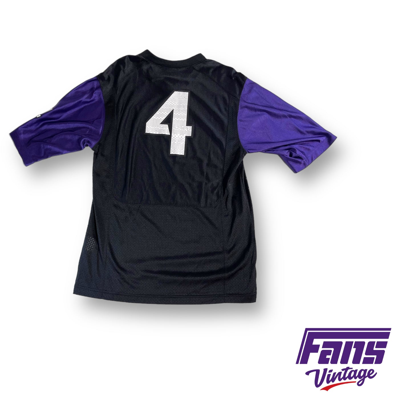 Nike 2012 TCU Alternate replica #4 football jersey with frogskin numbers