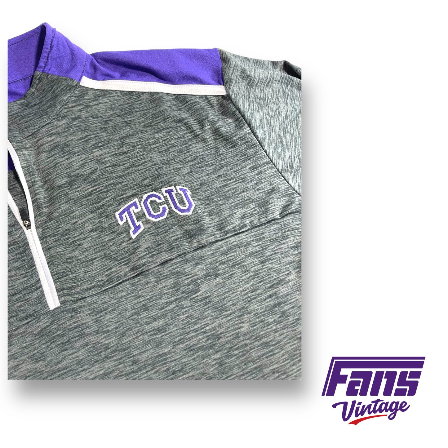 Colosseum TCU quarter-zip pullover