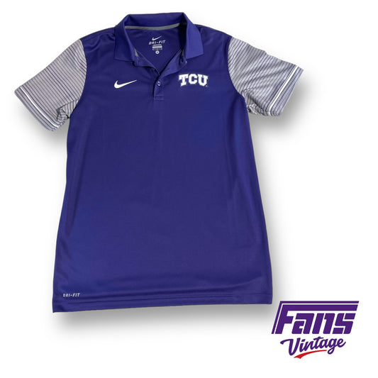 Nike TCU team issued polo