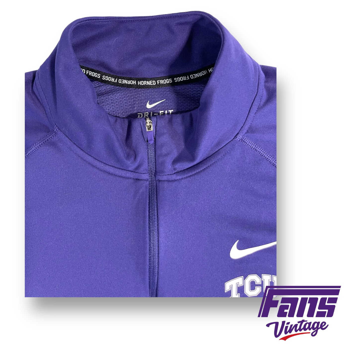 Nike TCU Women's team issued quarter-zip pullover