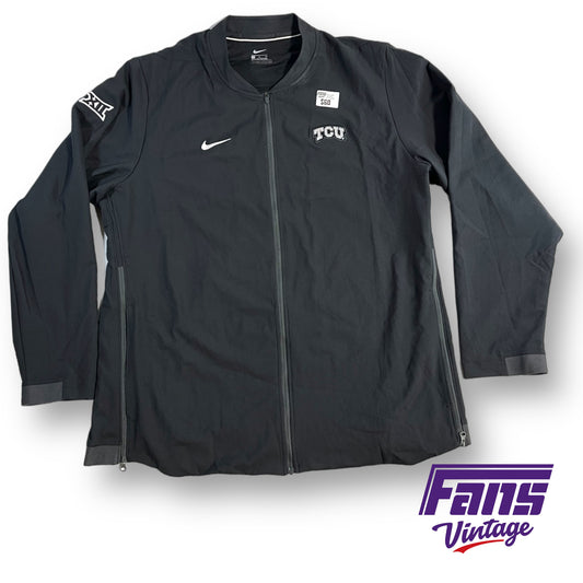 Nike TCU team issued zip up pullover