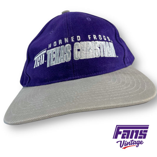 90s vintage TCU Flying T strap back hat - Epic