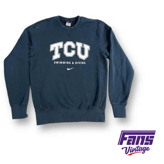 Nike TCU Swimming & Diving team issued crewneck