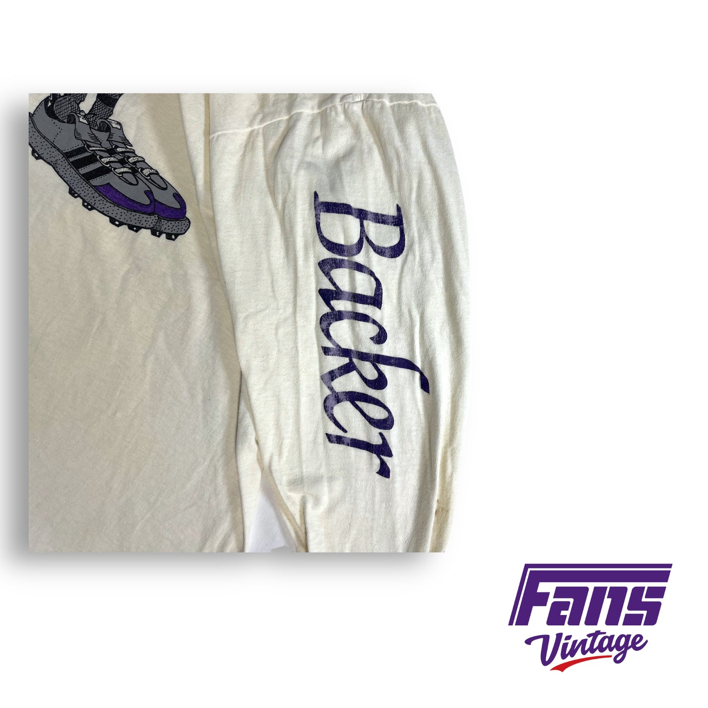 80s vintage TCU 'Wacker Backer' shirt