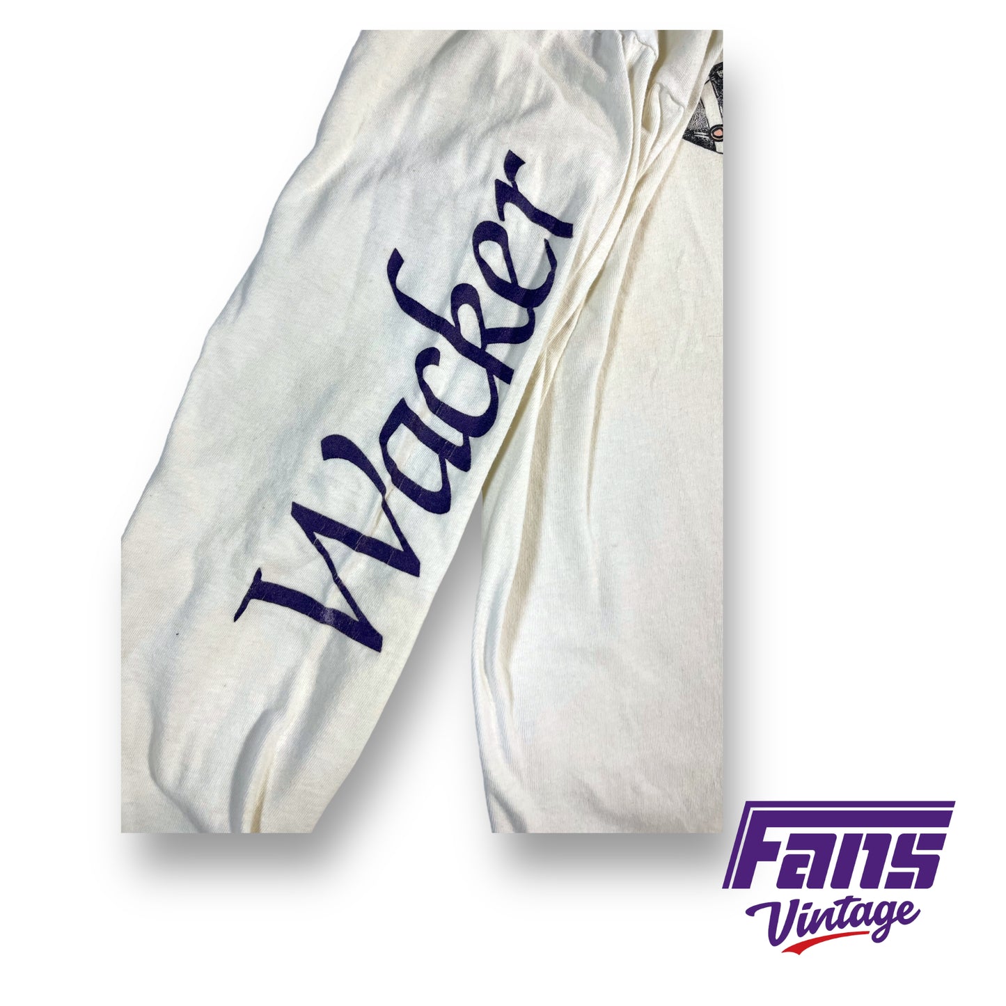 80s vintage TCU 'Wacker Backer' shirt