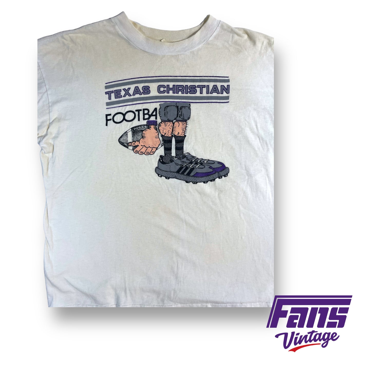 80s vintage TCU 'Wacker Backer' shirt